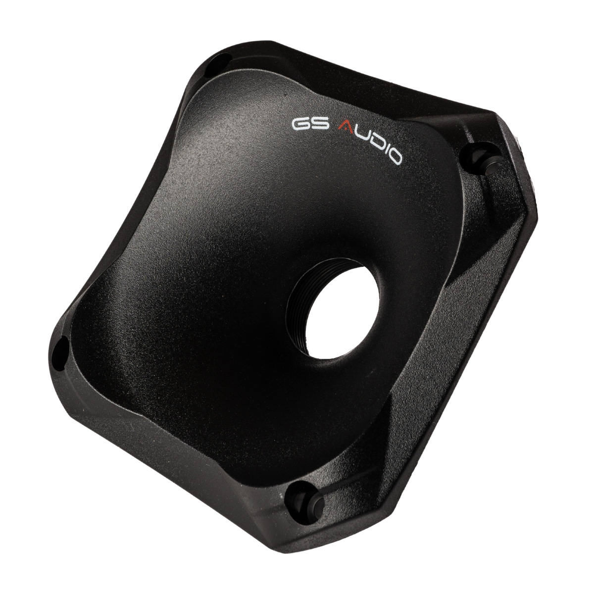 Gs Audio Tromba/Flangia ABS quadrata 115x115mm - altezza 42mm - per driver/tweeter  a compressione