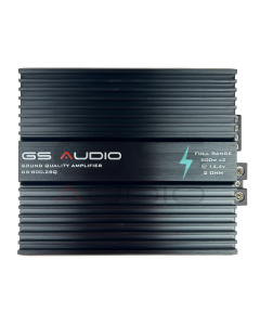 Gs Audio Full-Range Amplifier GS-800.2 - 2*800Wrms @2ohm