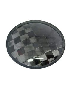 DUSTCUP CHESS 6.3"/160mm - Carbonio ultrastrong - lucido - liscio - con bordo