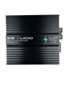 Gs Audio Amplificatore Full-Range GS-2400.1 SQ - 2400 W rms @1ohm