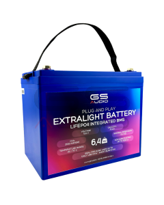 Batteria 70Ah-M8 LifePo4 13.2V Extraleggera 6,4kg - Gs Audio - CCA:2500A